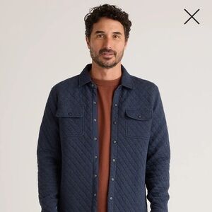 Quince quilted over shirt